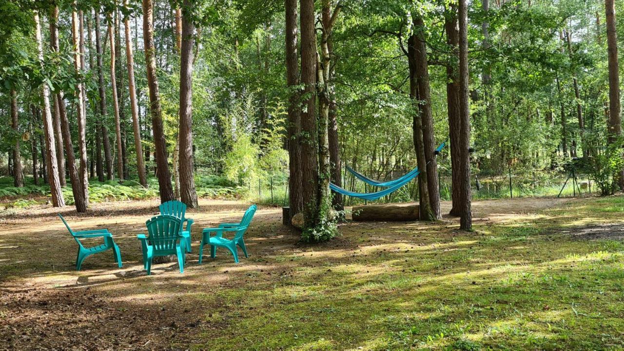 Le Chalet Des Pins Hotel Rougeou Bagian luar foto